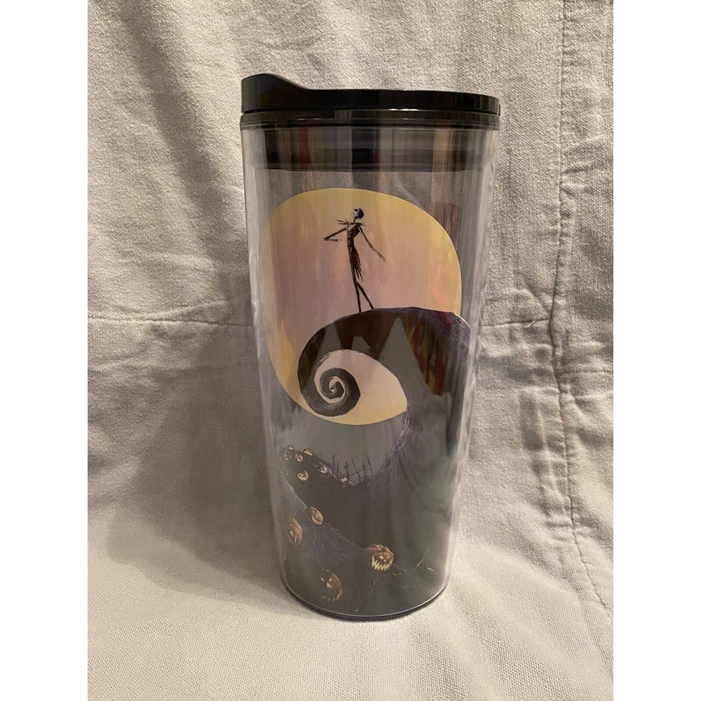 NEW Nightmare Before Christmas Jack Skellington Moonlight Cup Travel Tumbler‎